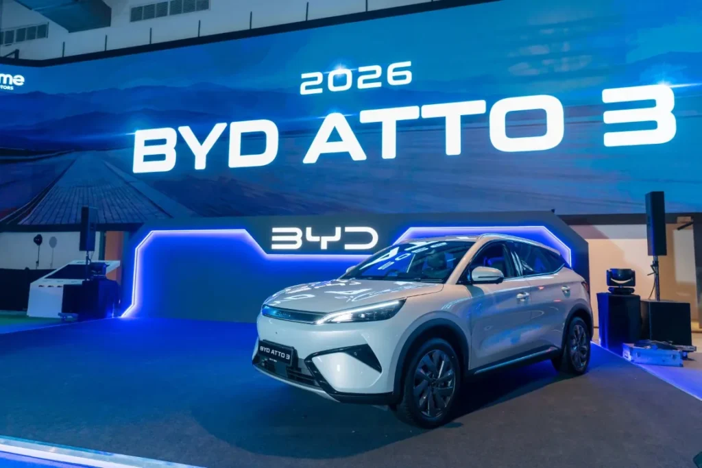 2026款BYD ATTO 3上市10天订单破1000张,延续大马电动车热潮