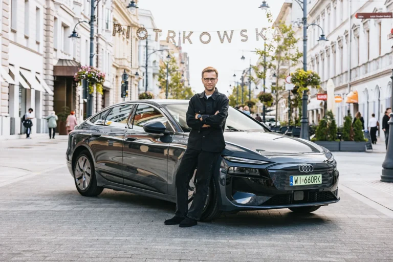 Miko Marczyk與Audi A6 Sportback e-tron performance