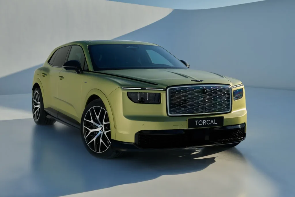 Bentley Torcal純電SUV車頭外觀