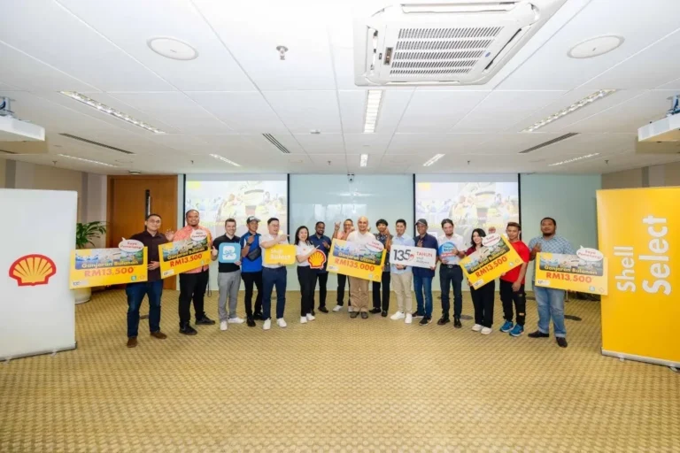 Shell water2go活动公布得奖者：两名大奖得主各赢RM135,000