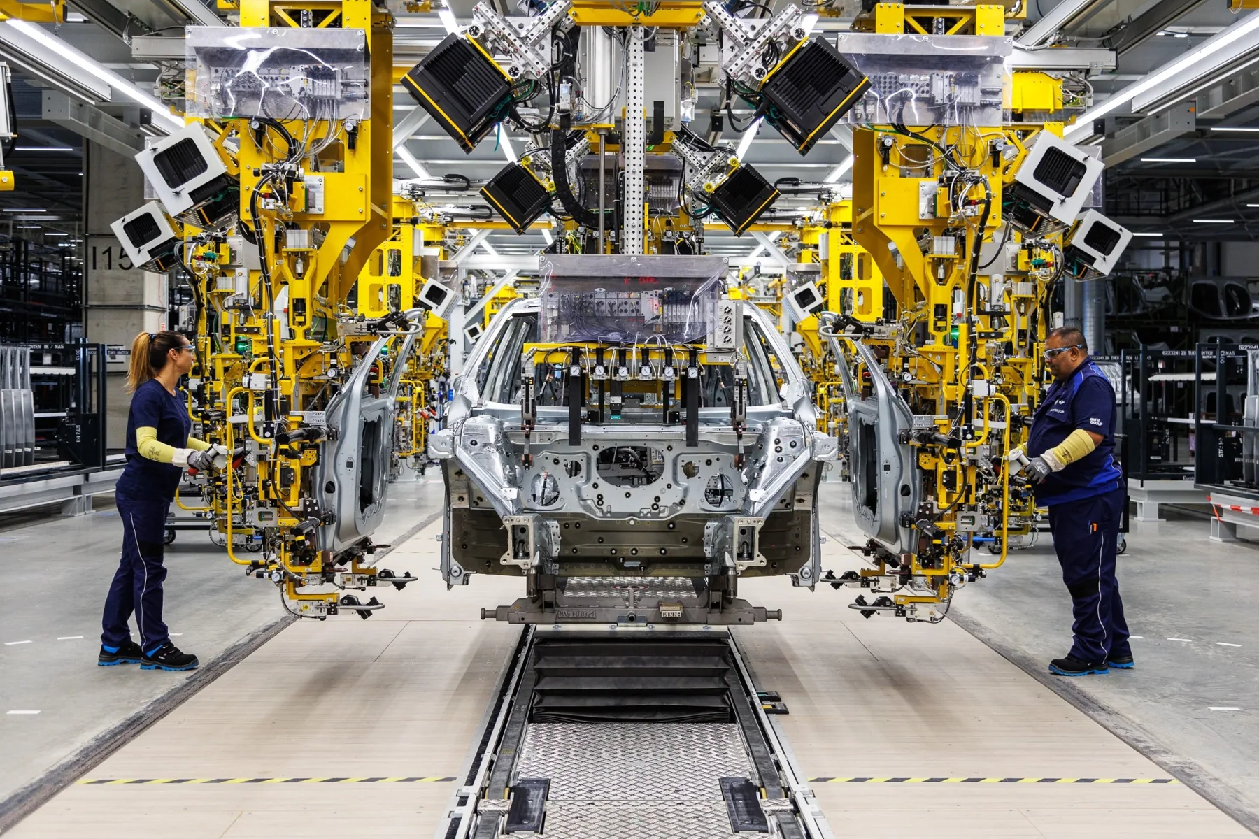 BMW德布勒森工廠車身生產線