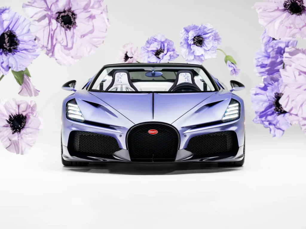 Bugatti W16 Mistral “Caroline”薰衣草紫官方主視覺