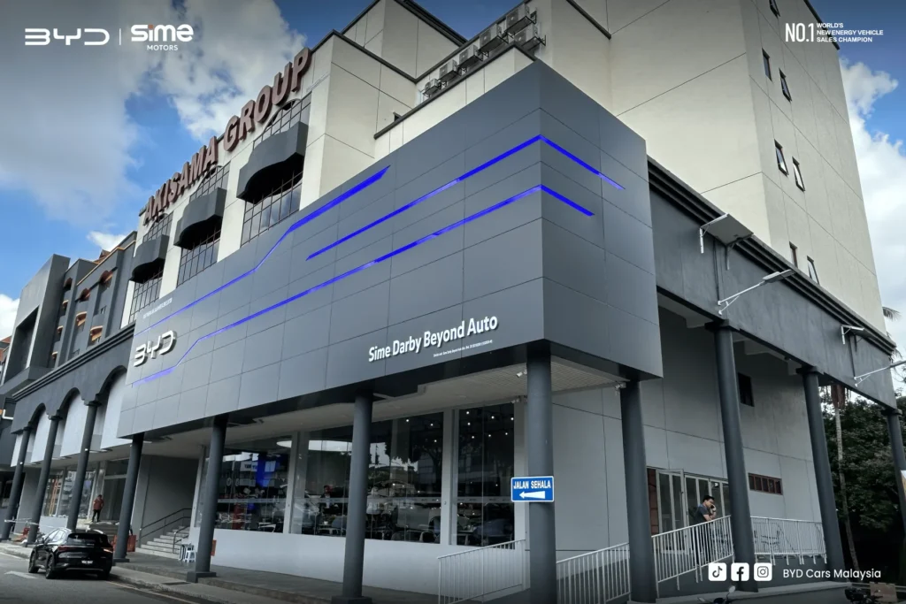 BYD在大马继续扩网：Sime Beyond Auto第六家展厅落户Sri Petaling