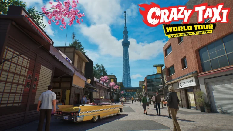 《Crazy Taxi: World Tour》日本地圖官方主視覺