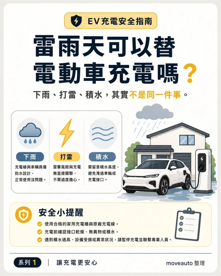 雷雨天可以替EV充電嗎？Wallbox、RCD與SPD一次看懂
