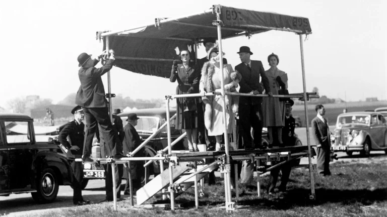 英國皇室在1950年Silverstone觀看首場F1世界錦標賽