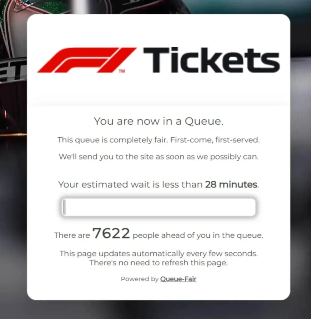 雪邦F1門票正式開售：MyKad三日票RM200起　F1 Ticket Store一度排7622人