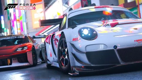 《Forza Horizon 6》東京夜景官方遊戲畫面