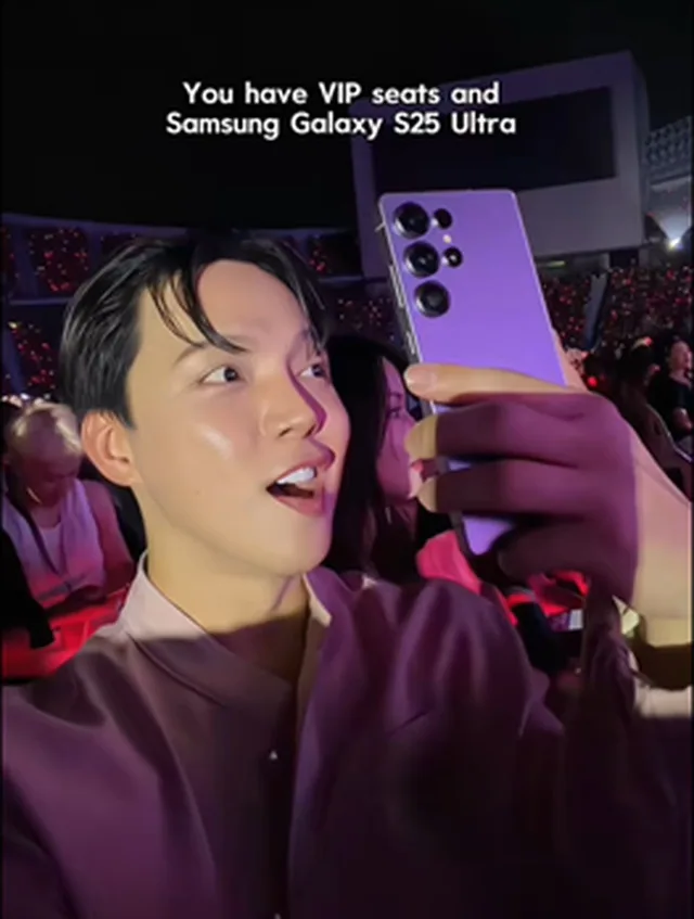 Galaxy S25 Ultra：你的下一場演唱會，從後排也能像在第一排
