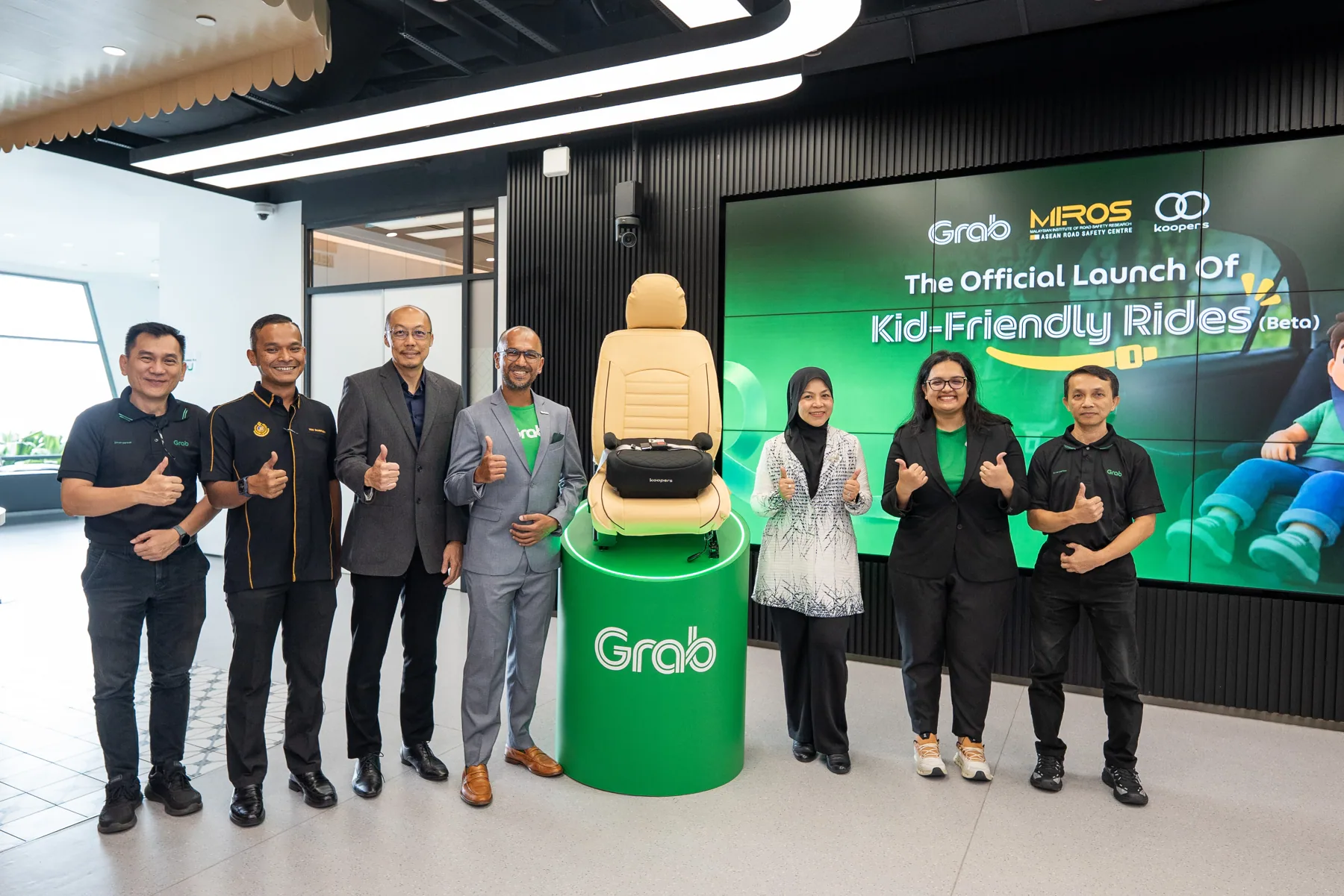 Grab Malaysia與MIROS及Koopers推介Kid-Friendly Rides