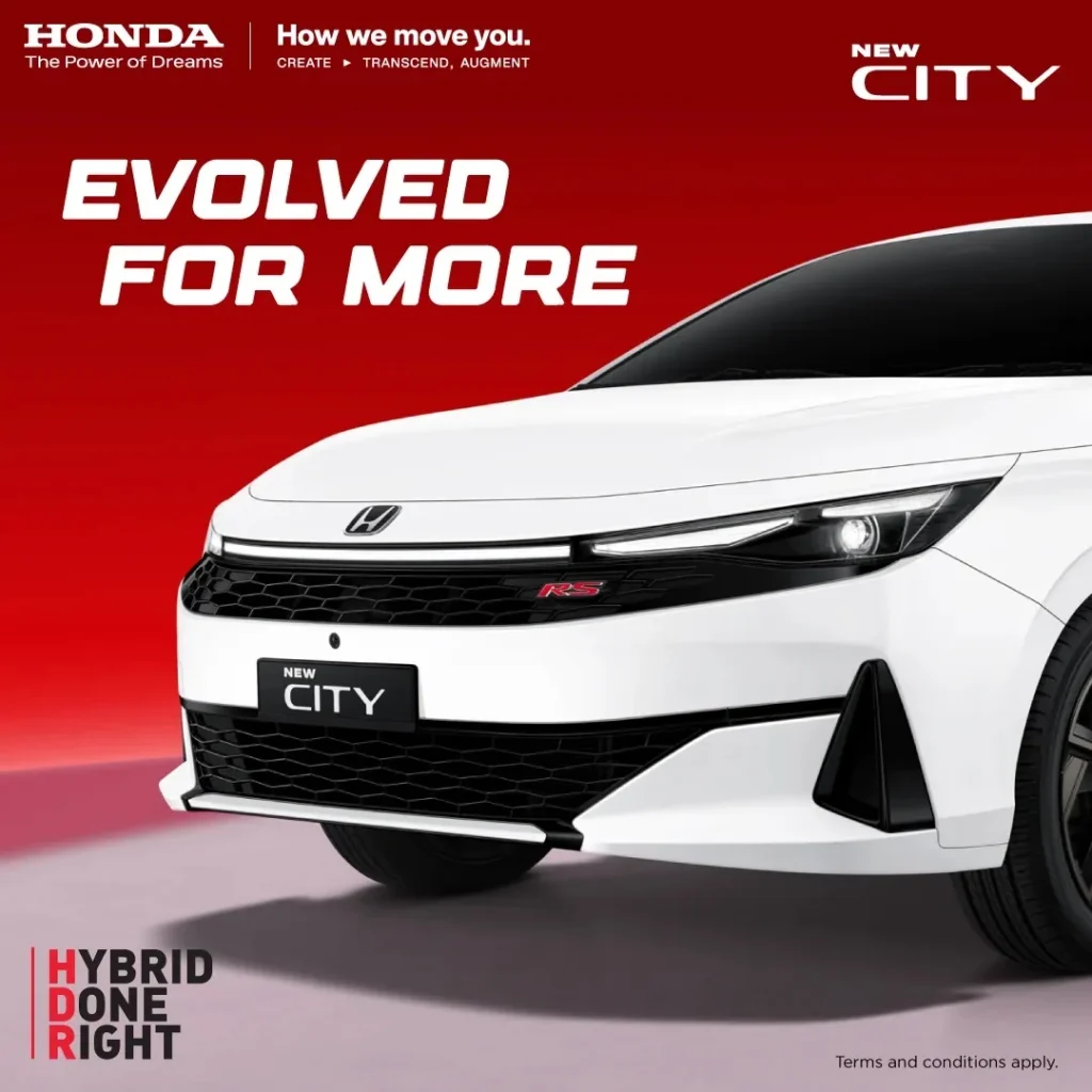新Honda City開放預訂　全車系增盲點監測、e:HEV RS加入360°環景
