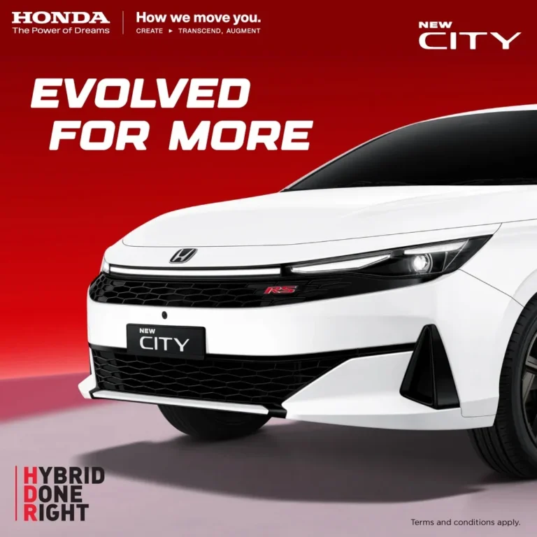 新Honda City開放預訂　全車系增盲點監測、e:HEV RS加入360°環景