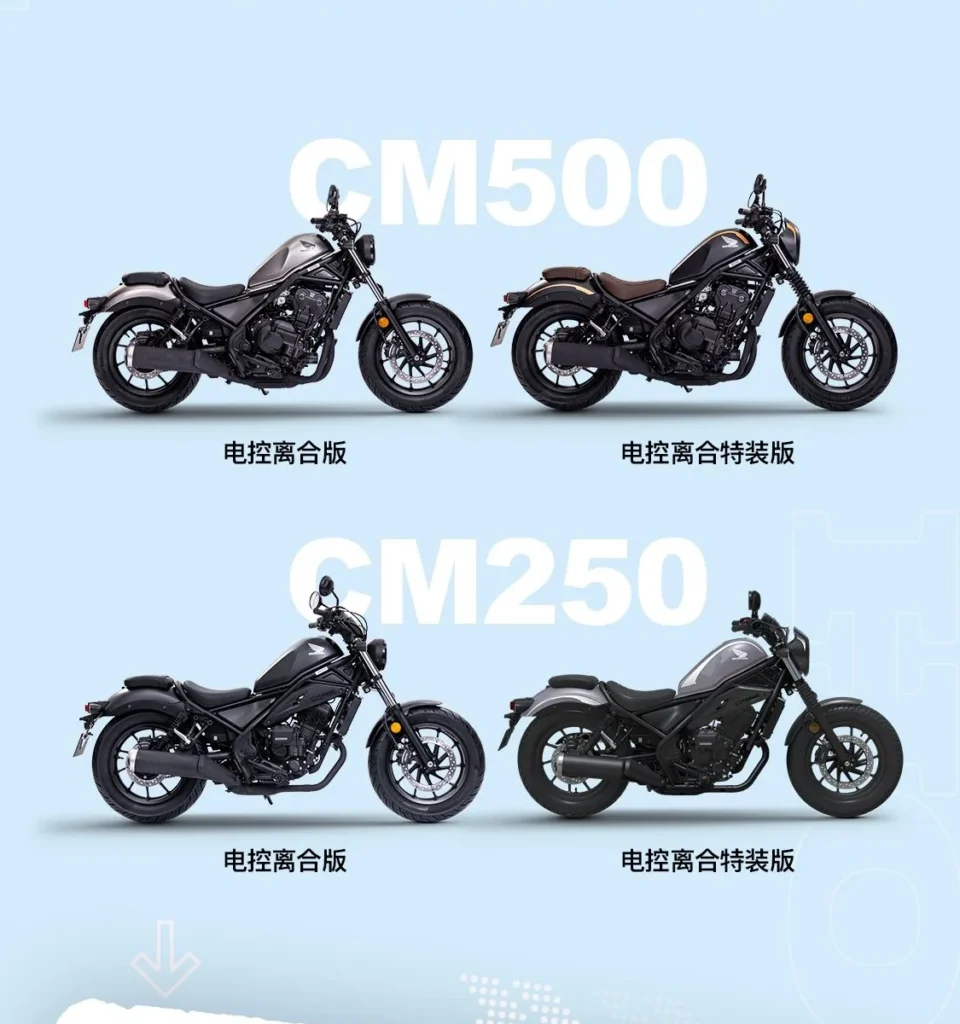 Honda中國CM250與CM500官方圖片