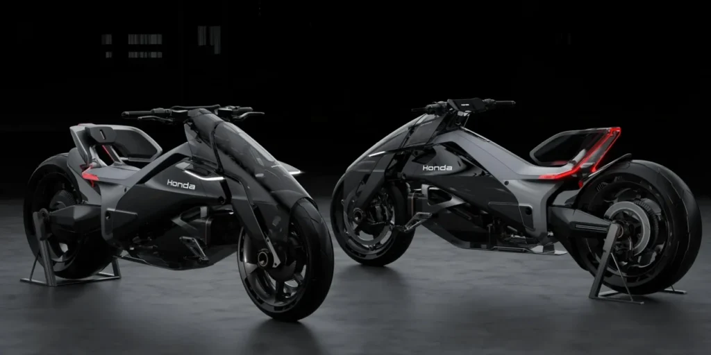 固态电池、双 A 臂悬吊、前后双轮轮毂驱动！Honda EV Outlier 概念车「反常」进化论