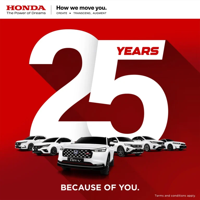 Honda Malaysia 25 週年：不是只有慶典，還直接送出六台 Honda