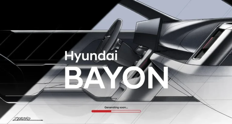 第二代Hyundai BAYON官方設計草圖