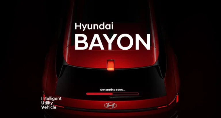 第二代Hyundai BAYON車頭燈組官方預告圖
