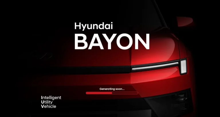 第二代Hyundai BAYON車尾燈組官方預告圖
