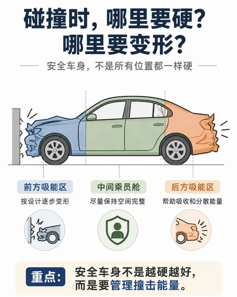 车身越厚就越安全吗？从普通钢板到高强度钢