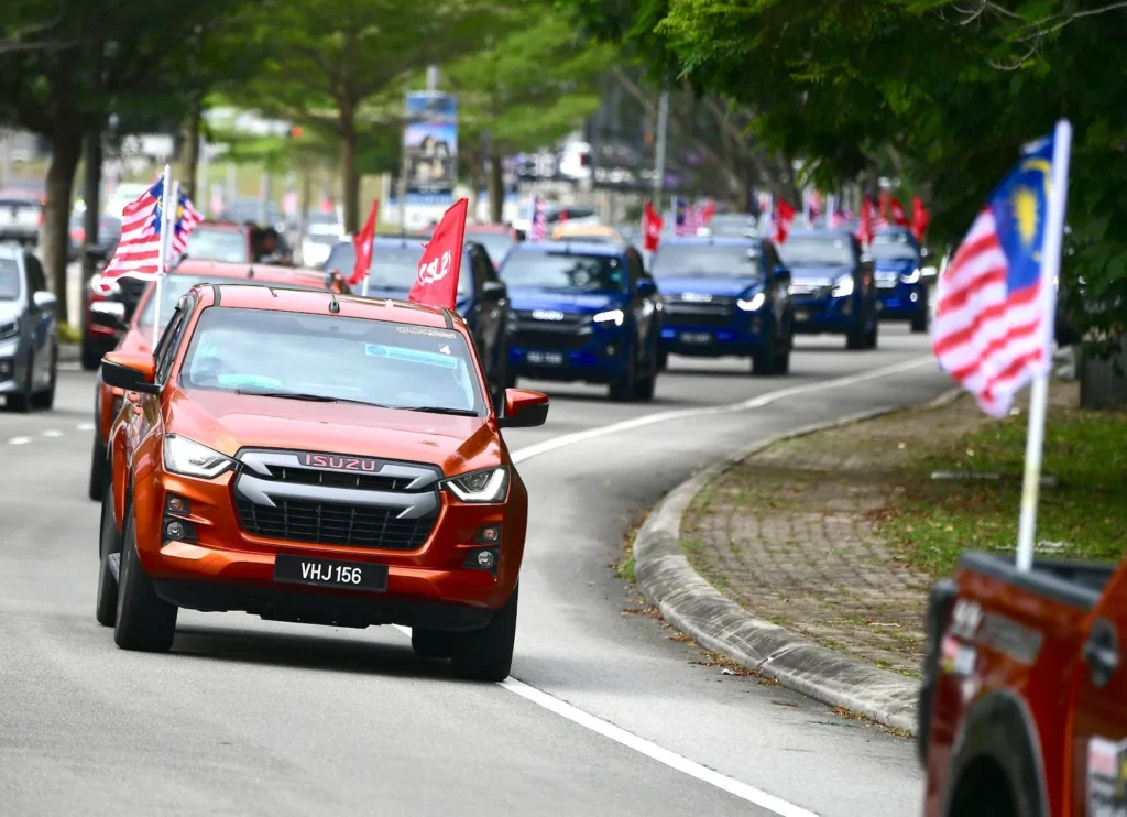 千名 Isuzu D-Max 車主共慶國慶,把皮卡精神開遍全馬