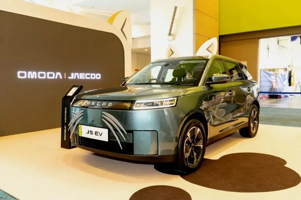 JAECOO J5 EV 9月2日大馬發布 預估RM125,000起、續航402km