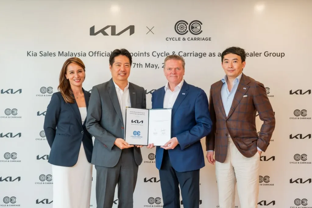 Kia马来西亚委任Cycle & Carriage为新经销商