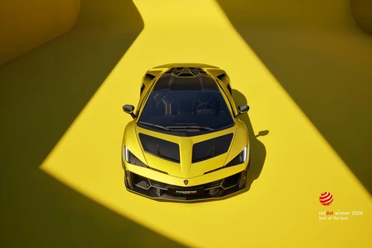 Lamborghini Fenomeno夺Red Dot最高荣誉 1080匹限量超跑展现设计锋芒
