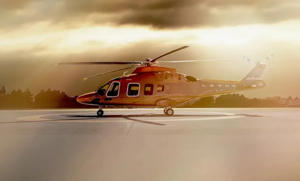 Lexus推出直升機接送服務：AW169串聯汽車、遊艇與空中旅程