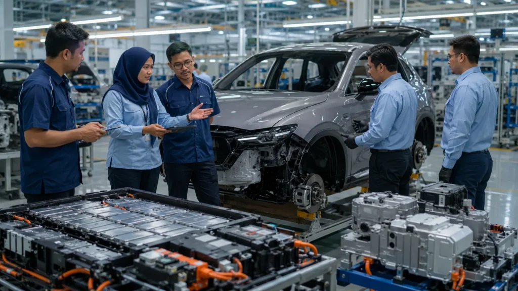 Mazda供应商协会支持MITI电动车本地化方向：强化本地供应链与技术能力