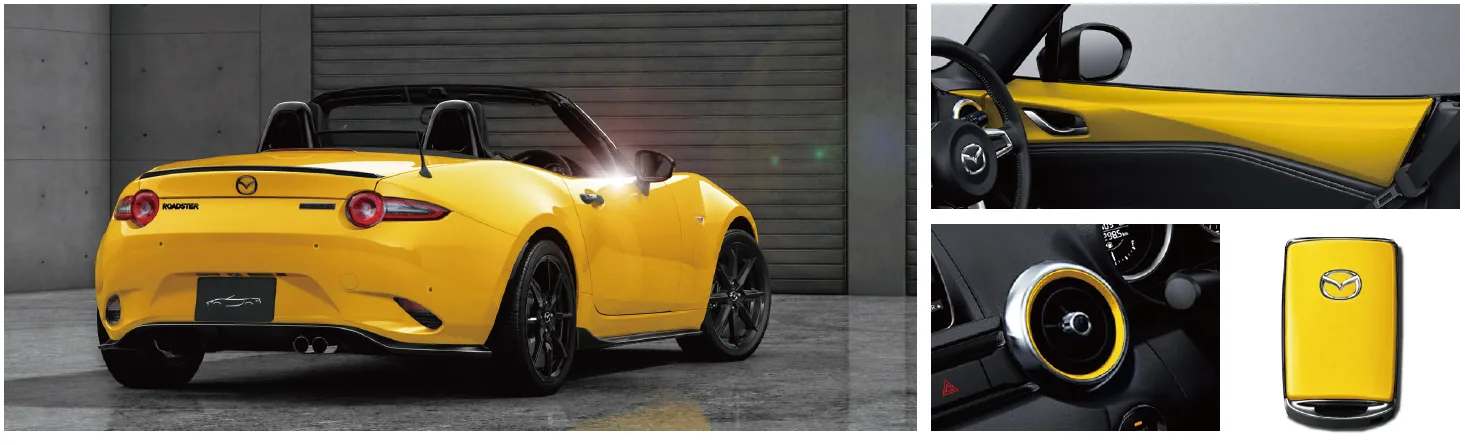 Mazda Roadster FSW Ver.2 Sunflower Yellow後視圖