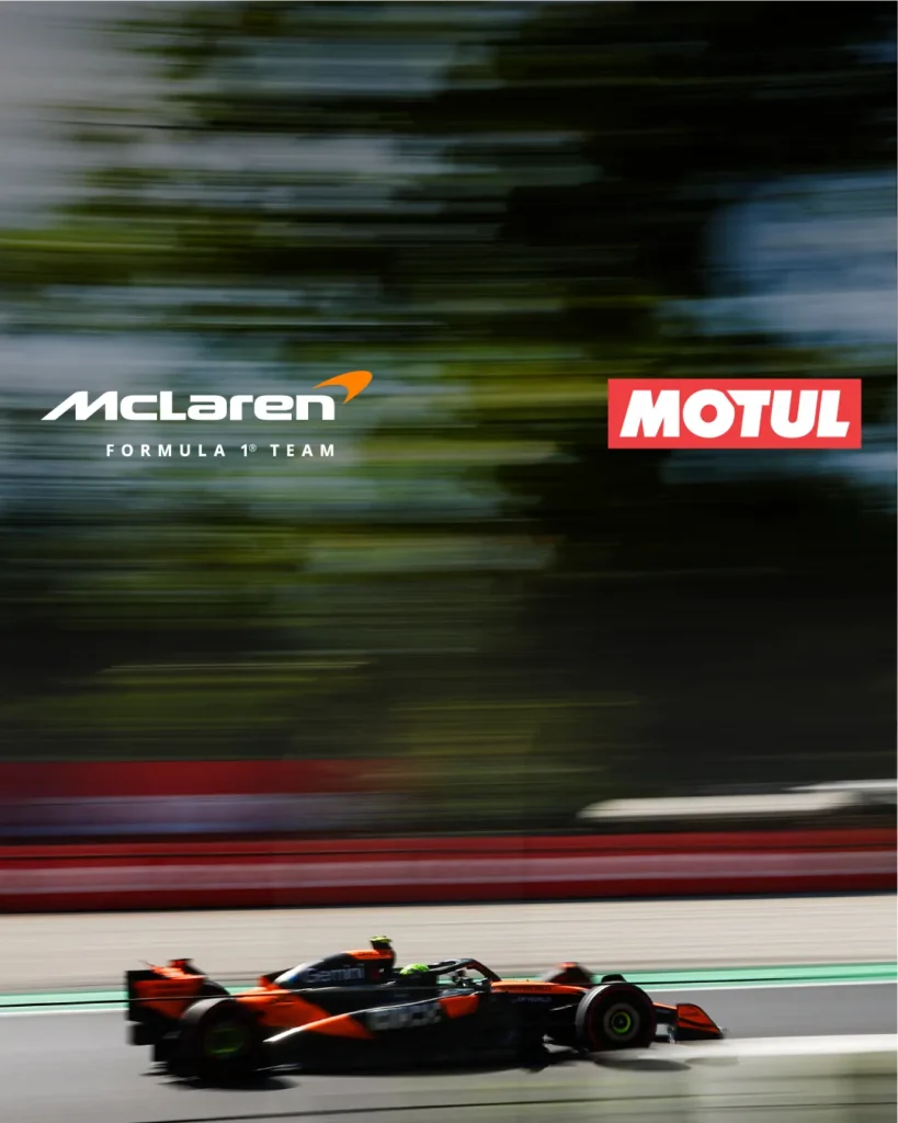 Motul 回歸 F1 與 McLaren 聯手：2026 賽季可能從這瓶油開始變得更快