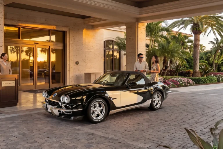 Mitsuoka LA1黑色車身斜前方官方圖片