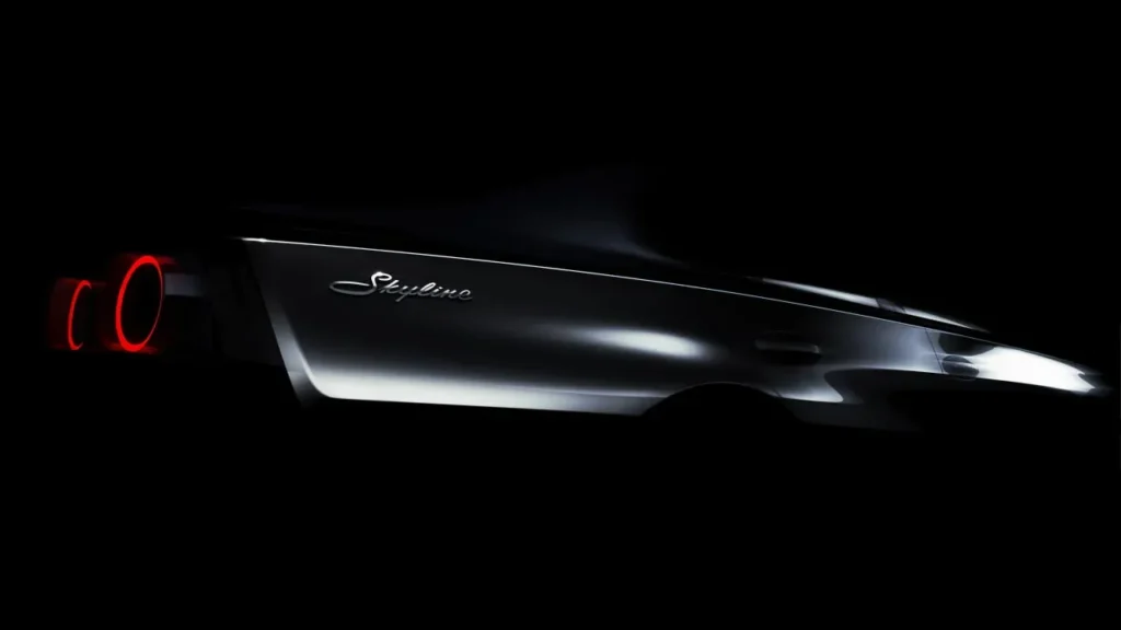 Nissan新一代Skyline官方預告圖，預計2026年12月亮相