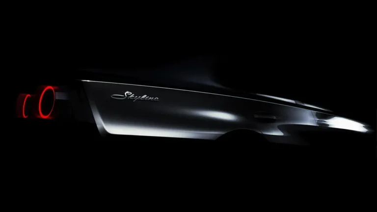 Nissan新一代Skyline官方預告圖，預計2026年12月亮相