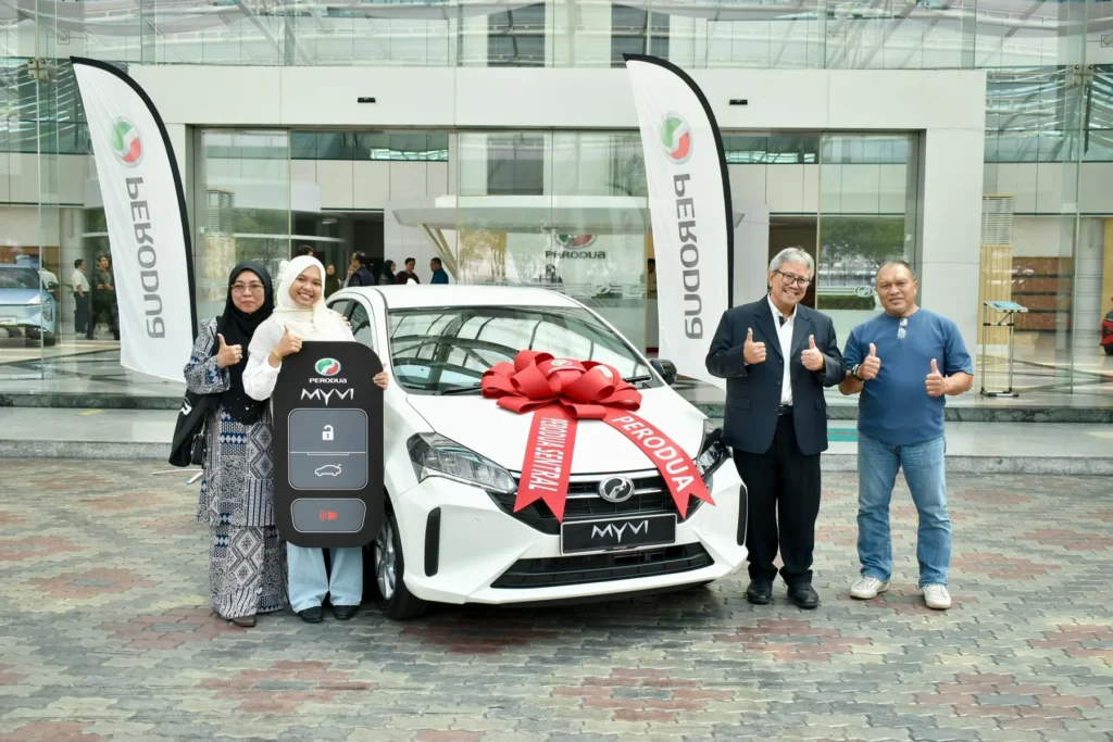 UiTM学生赢走Perodua Myvi:P-Circle抽奖背后,是Perodua的App生态布局