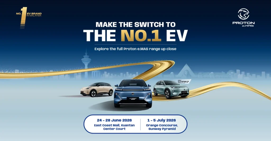 Proton e.MAS 全國巡迴展開到關丹與Sunway Pyramid