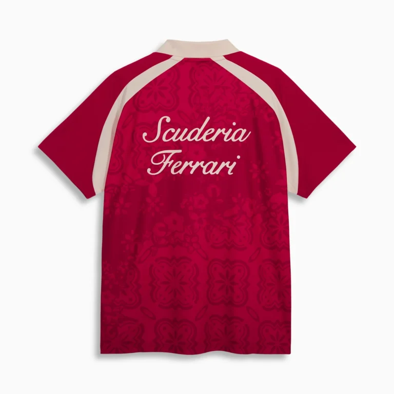 PUMA Scuderia Ferrari Singapore Edition球衣背面產品照