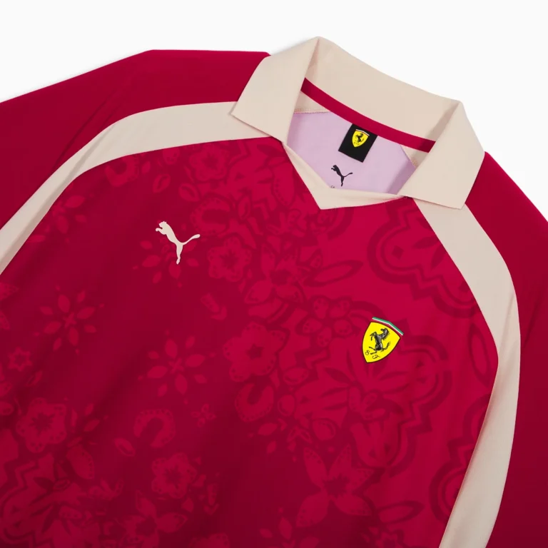 PUMA Scuderia Ferrari Singapore Edition布料與圖紋細節