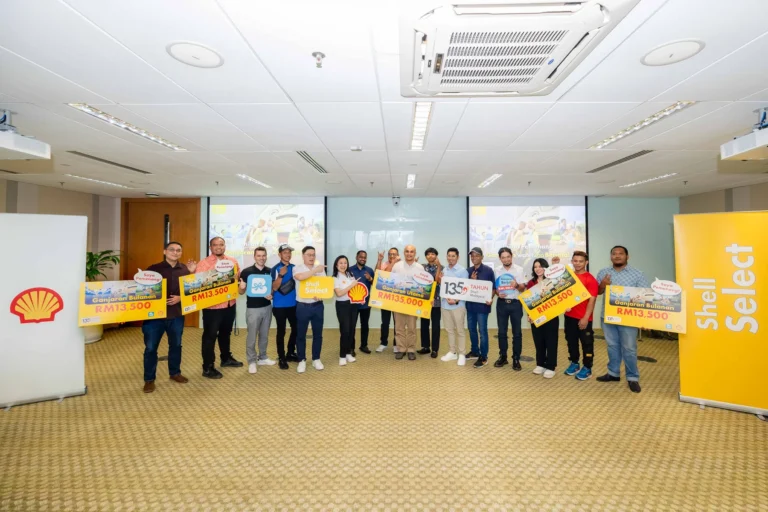Shell water2go活动公布中奖者：日常油站停靠，也能变成RM135,000惊喜
