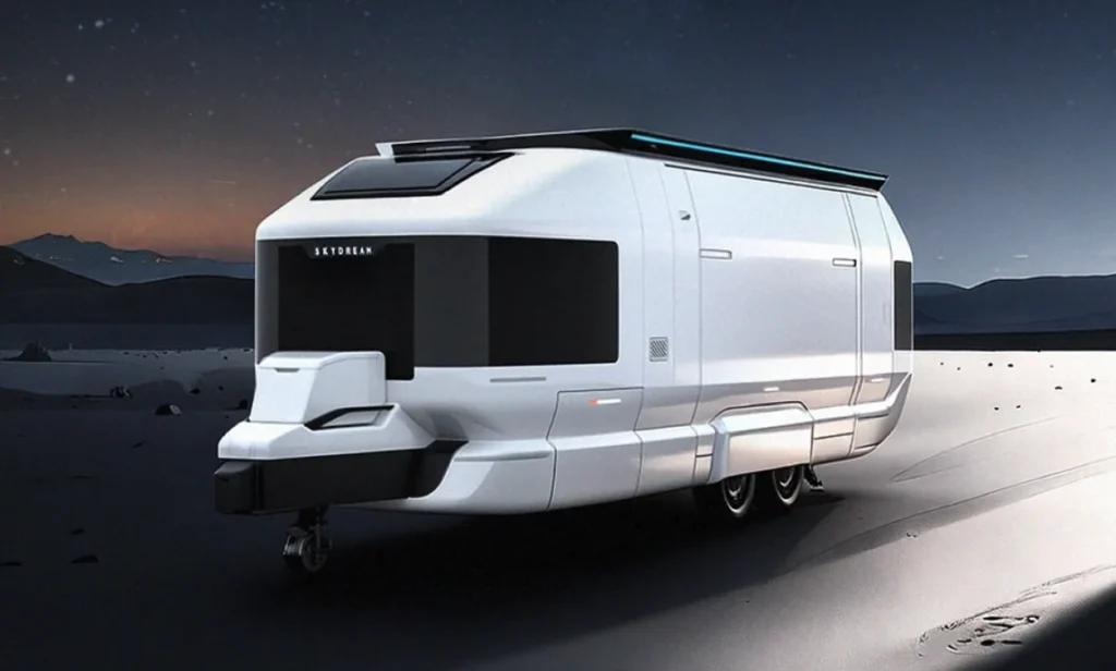 Skydream Space Camping智慧電動露營拖車外觀