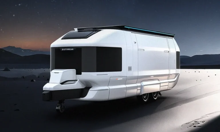 Skydream Space Camping智慧電動露營拖車外觀
