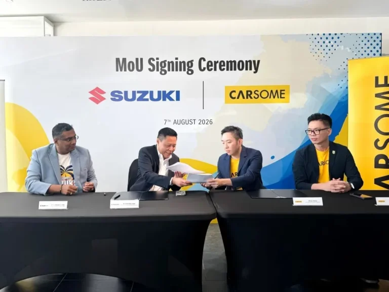 Suzuki委任CARSOME為獨家官方舊車置換夥伴　全國經銷商同步推行