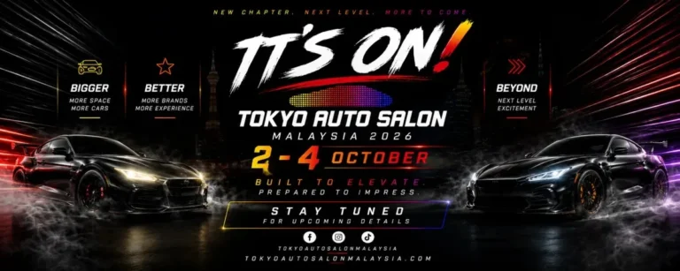 Tokyo Auto Salon Malaysia重新出發　10月移師MAEPS首設戶外漂移區