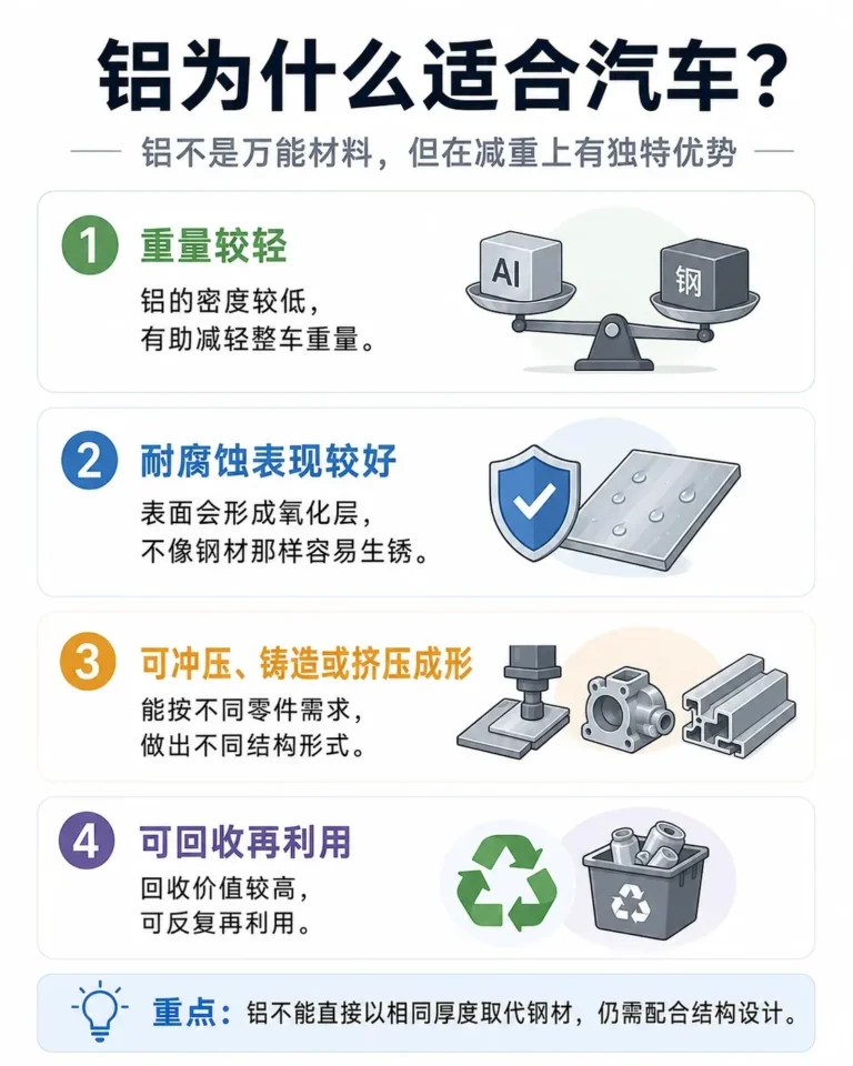 汽车为什么越来越常用铝？减轻重量后，维修为何更贵？