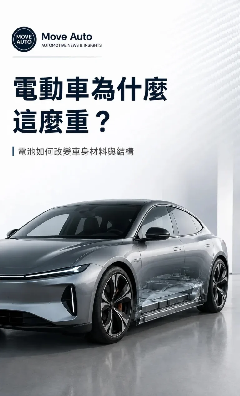 電動車為什麼這麼重？電池如何改變車身材料與結構