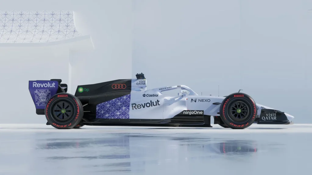 Audi R26新加坡站限定塗裝側面