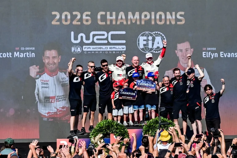 Elfyn Evans與Scott Martin奪得2026 WRC世界冠軍