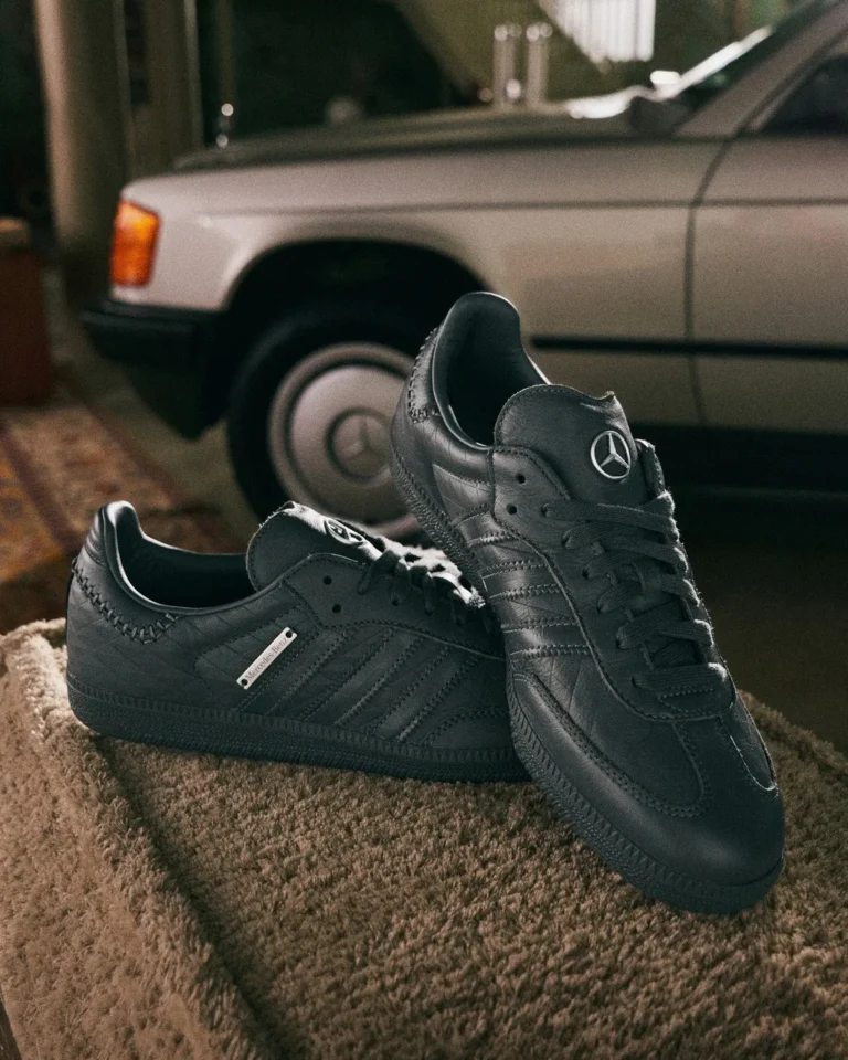 Mercedes-Benz與adidas聯名Samba OG Black鞋款