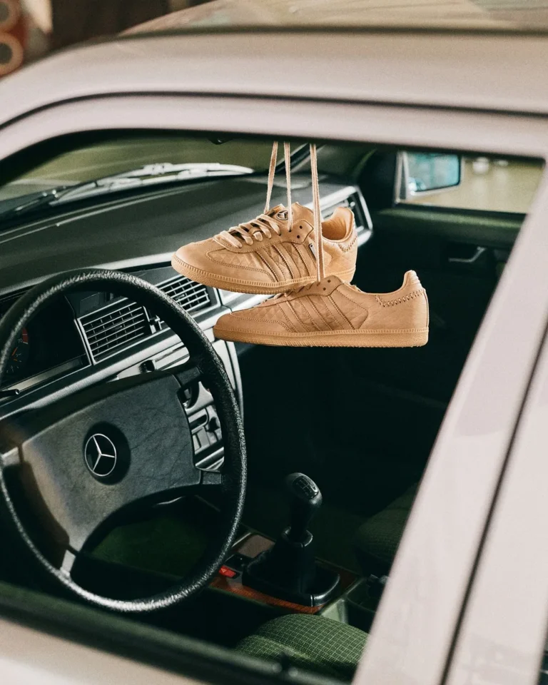 Mercedes-Benz與adidas聯名Samba OG Magic Beige鞋款