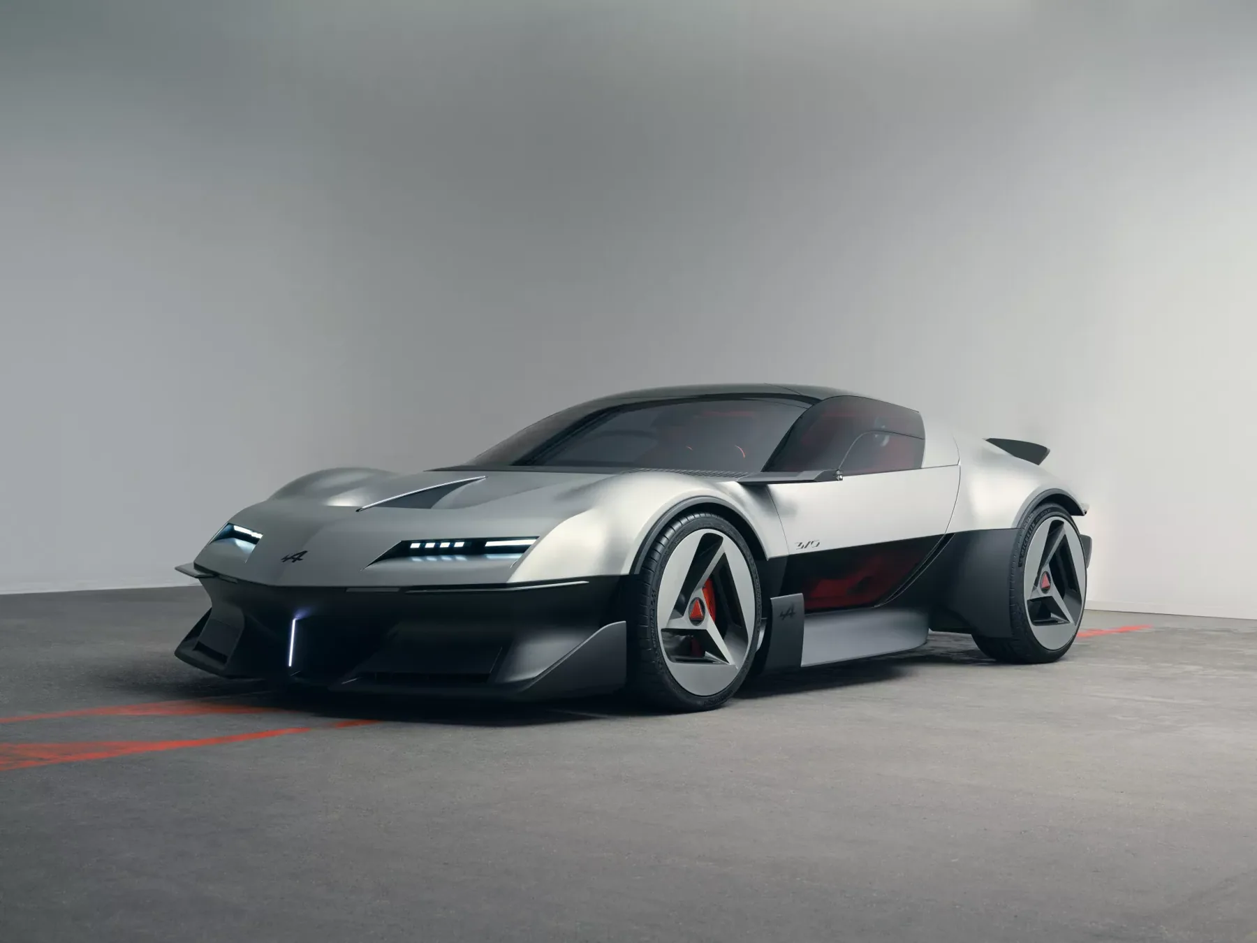 Alpine A310 VISION原廠媒體照片，展示角度2